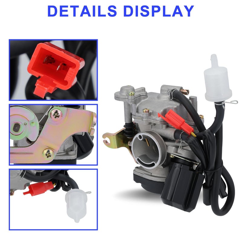 Wetenex GY6 50CC Carburetor for 49CC 50 CC 80CC 139QMB 4 Stroke Taotao Go Kart Moped Scooter 18MM Carb - Image 5